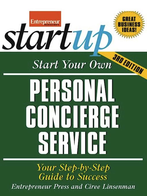 Cover image for Start Your Own Personal Concierge Service